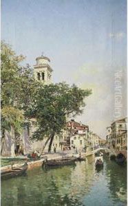 Canale A Venezia by Federico del Campo