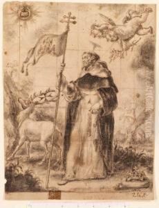 Saint Felix Of Valois by Juan Del Castillo