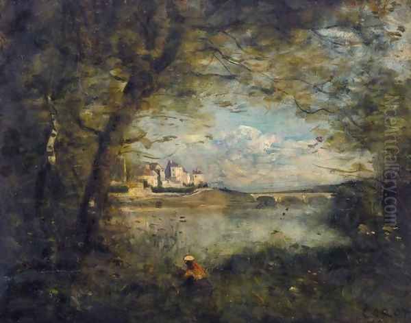 Souvenir du Pont de Mantes - view 1