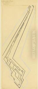 Graphique Pour " La Fugue", Trait Blanc No. 2 - 1925 by Felix Aime Del Marle