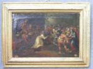 ''scena Della Via Crucis Con Maddalena, Soldati E Personaggi'' by Giacomo del Po