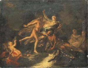 Apollo And Daphne: A Bozzetto by Giacomo del Po