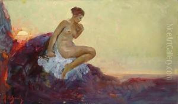 Ragazza Sugli Scogli - view 1