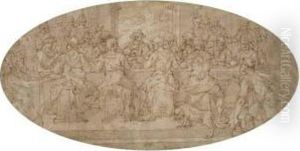 The Last Supper by Perino Del Vaga (Pietro Bonaccors