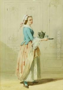 The Pretty Maid by Auguste Delacroix