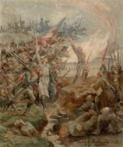 L'effort by Eugene Delacroix