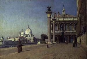 Morning in Venice by Jean-Baptiste-Camille Corot