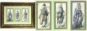 Trois Caricatures De Medecins by H. Delafosse