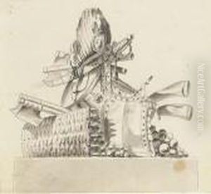 Un Trophee Avec Les Armes De France Un Trophee Avec Les Armes De France