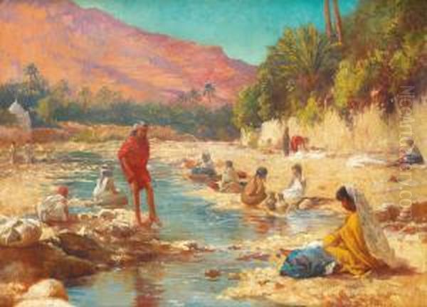 Femmes De Bou-saada Au Lavage - view 1