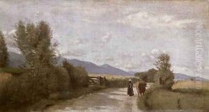 Dardagny, Morning, c.1853 by Jean-Baptiste-Camille Corot