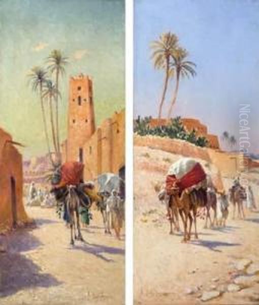 Le Convoi Berbere / La Caravane. - view 1