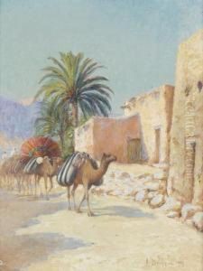 Karawane Am Oasenrand.