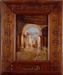 rue De Tunis by Alexis-Auguste Delahogue
