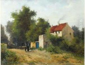 Huile Sur Toile Signee En Bas A Droite