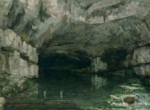 The Grotto of the Loue, 1864 by Jean-Baptiste-Camille Corot