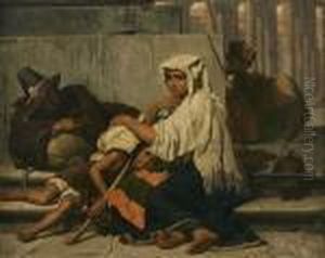 Les Pelerins A Rome by Paul Delaroche