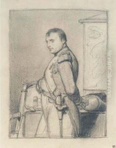 Four Studies Of Napoleon With Additional Figure Studies by Paul Delaroche