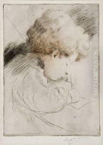 Petit Garcon Dessine by Eugene Delatre