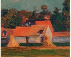 Meules Devant La Ferme 