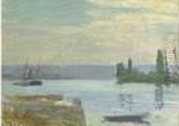 La Seine A Rouen - view 1