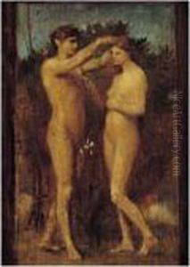 Daphnis Et Chloe by Jules-Elie Delaunay