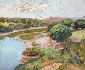 Breton Et Bretonne Au Bord De L'aven
