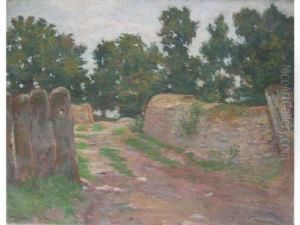 Le Chemin Creux by Henri Delavallee