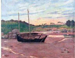 Bateau Reposant A L'entree De L'aven
