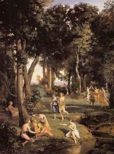 Silenus by Jean-Baptiste-Camille Corot