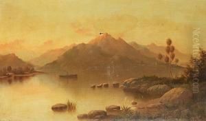 Lake Wakatipu, South Island, New Zealand by Valentine, Val Delawarr