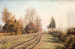 Paysage by Leon Delderenne