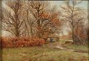 Oud Vrouwtje Aan De Hoeve.