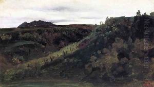 Mount Soracte by Jean-Baptiste-Camille Corot