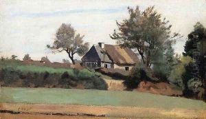 Archicourt, Near Arras by Jean-Baptiste-Camille Corot
