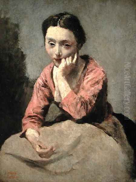 Woman in a Pink Blouse - view 1