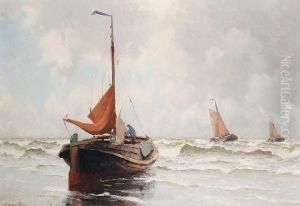 Choppy Waters by Gerardus Jacobus Delfgaauw