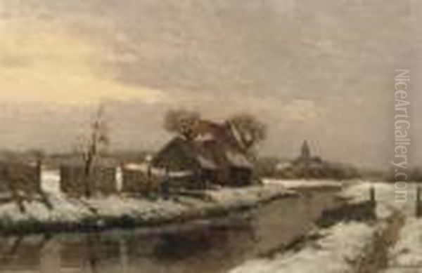 Broeksloot Bij Rijswijk: Working Near A Quiet River - view 1