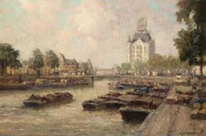 A View Of The Haringvliet, Rotterdam