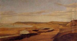 By the Sea by Jean-Baptiste-Camille Corot