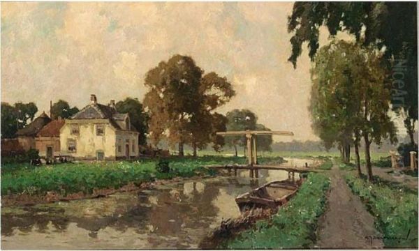 A Polder Landscape With A Draw-bridge - view 1