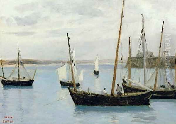Granville, Fishing Boats, c.1860 - view 1