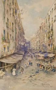Napoli, Via Porto by Arnaldo Delisio