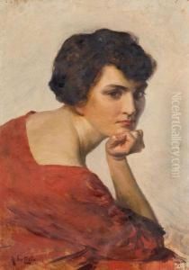 Ritratto Di Giovane Donna by Arnaldo Delisio