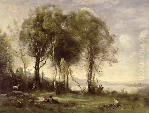 The Goatherds of Castel Gandolfo, 1866 - view 1