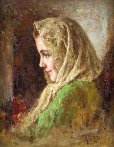 Ritratto Di Giovinetta by Arnaldo Delisio