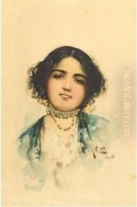 Portrait De Jeune Napolitaine Portrait De Jeune Napolitaine