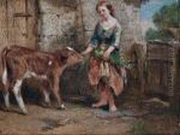 Feeding The Calf - view 1