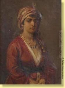 Portrait De Jeune Maure by Cesare Felix dell' Acqua