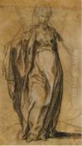 Standing Draped Female by Fra Bartolommeo della Porta